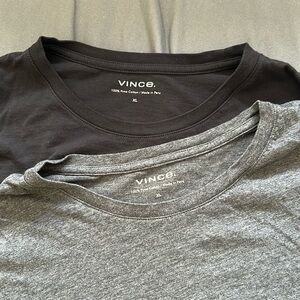 2 Vince Crewneck Tees